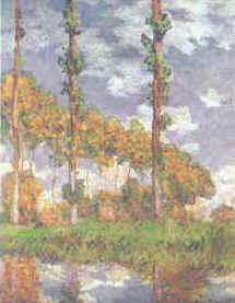 Claude Monet Poplars at Giverny